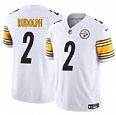 Men & Women & Youth Pittsburgh Steelers #2 Mason Rudolph White 2025 F.U.S.E. Vapor Untouchable Limited Stitched Jersey,baseball caps,new era cap wholesale,wholesale hats
